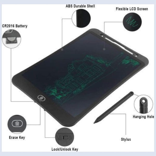 Pack Of 01 – Lcd Writing Tablet For Kids