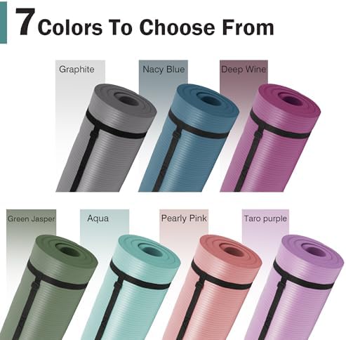 Yoga Mat Non-slip Exercise Gym Flooring Mat Premium Quality For Men And Women