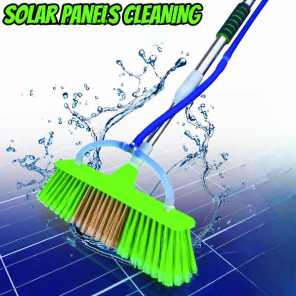 6ft Extendable  Steel Solar Panel Cleaning Brush