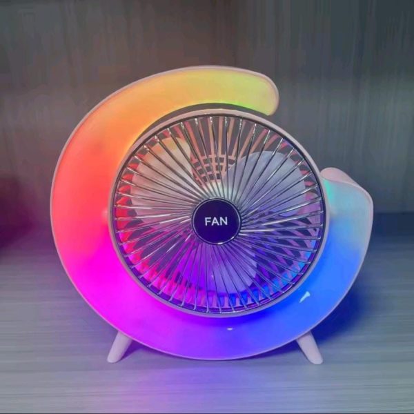 Mini Electric Fan | LED Lights