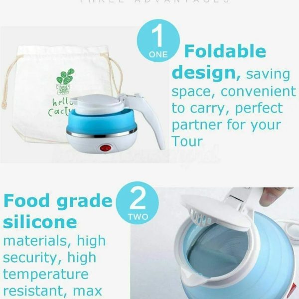 Collapsible Foldable Electric Kettle