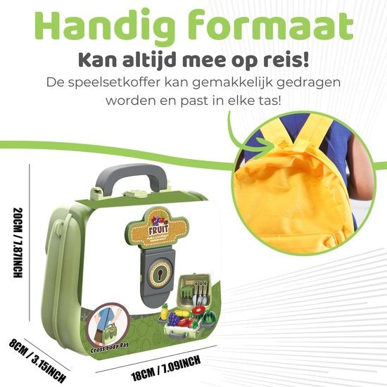 Toy Kitchen Suitcase Set