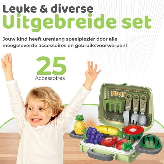 Toy Kitchen Suitcase Set