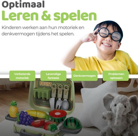 Toy Kitchen Suitcase Set