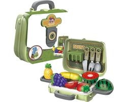 Toy Kitchen Suitcase Set
